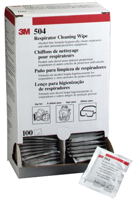 3M 504 Respirator Cleaning Wipe EA