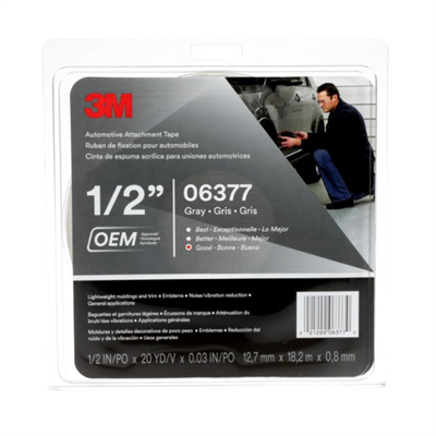 12mm 3M 6377 Double SideTape Grey 18.3m