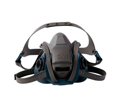 3M 6502QL Half Face Respirator Mask Rugged Comfort MED