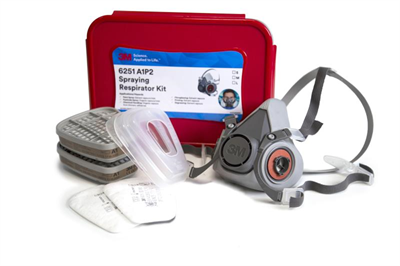 3M 6251 Spraying Respirator Kit A1P2 - Medium *Limited Stk*