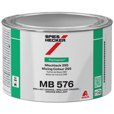 500ml MB576 Brilliant Orange Basecoat Tinter