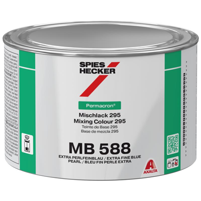 500ml MB588 Extra Fine Blue Pearl Basecoat Tinter