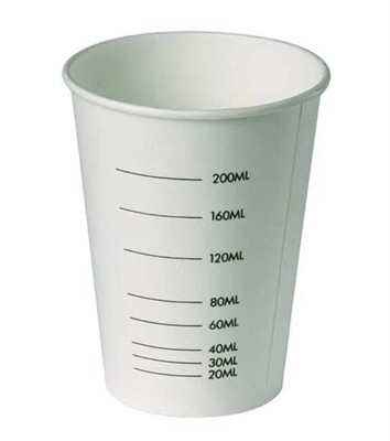 270ml Huhtamaki 00805 Disposable Paper Measuring Cup Slv 50