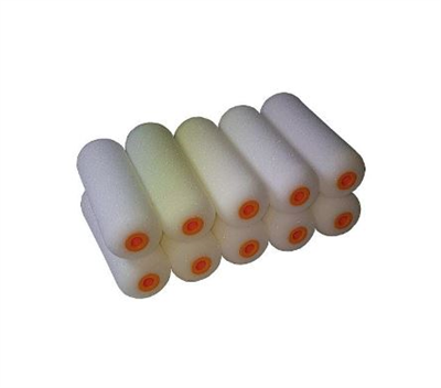 Mini Foam Paint Rollers (Round End) - Pkt 10