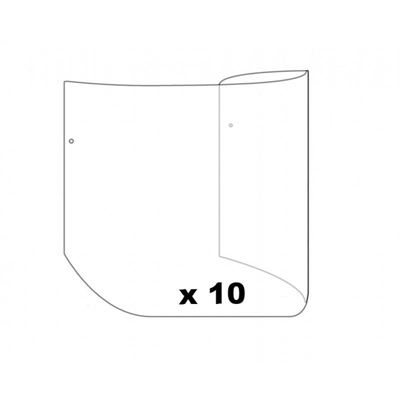 Pro V650 Visor Tear Offs B10
