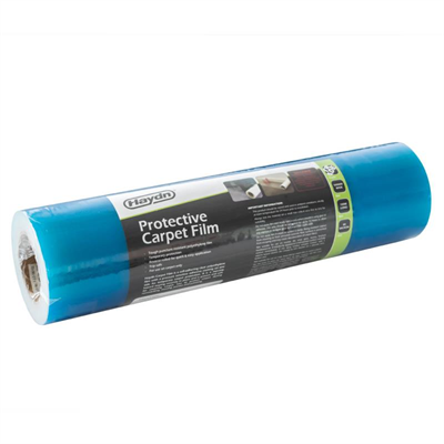Plastic Carpet Film Protector 80micron x 500mm W x 100m L