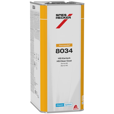 5L Spies Hecker 8034 Permasolid HS Clearcoat
