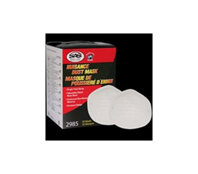 SAS 2985 Nuisance Disposable Dust Masks B50