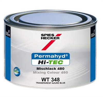 500ml WT348 SH Hi-Tec Transparent Azure Blue