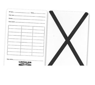 Lechler 96766N1 Spray Card 20 x 12 - Each