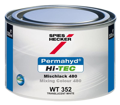 500ml WT352 SH Hi-Tec Translucent White