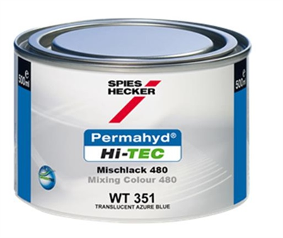 500ml WT351 SH Hi-Tec Translucent Azure Blue