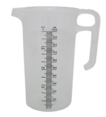 1L Plastic Mixing Jug