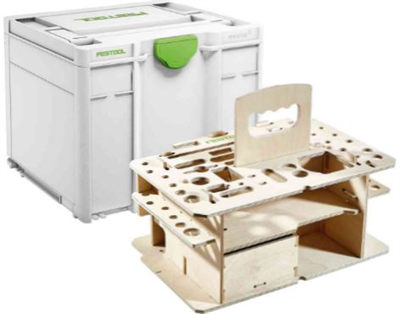 Systainer SYS HWZ M337 with Wooden Tool Holder Insert