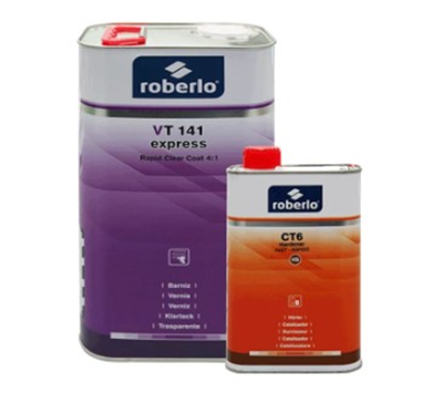 KIT 5L Roberlo VT 141 Express Clear + CT6 Hardener