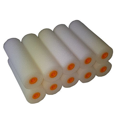 Mini Foam Paint Rollers (Straight End) - Pkt 10