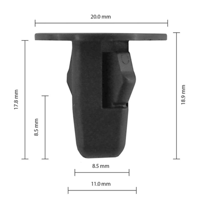 Car Clip - Toyota - CC10230 - Pkt 25