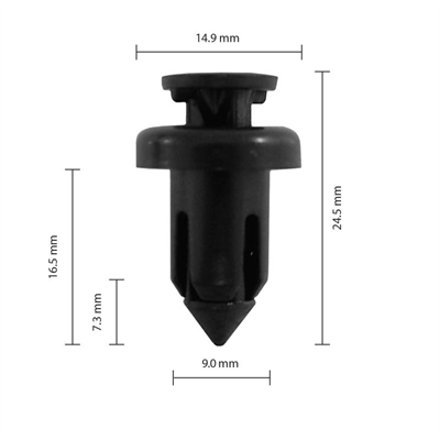Car Clip - Toyota - CC10145 - Pkt 25
