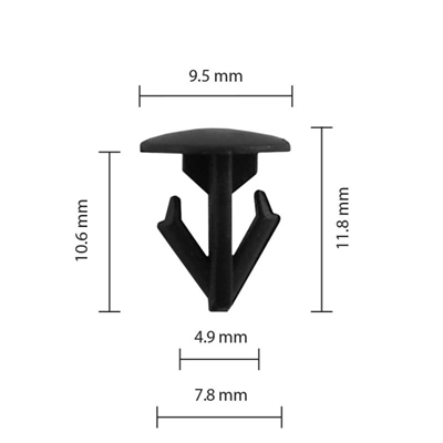 Car Clip - Honda - CC10587 - Pkt 25