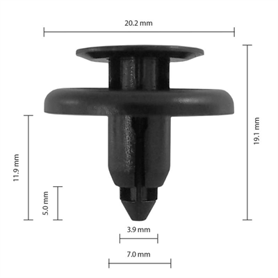 Car Clip - Honda - CC10090 - Pkt 25