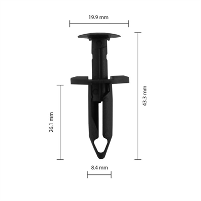 Car Clip - GM - CC10886 -Pkt 25