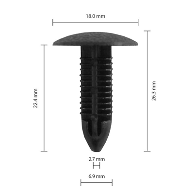 Car Clip - GM - CC10555 - Pkt 25