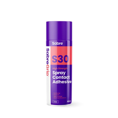 500ml SabreGrip S30 High Strength Adhesive Aerosol-Box 12