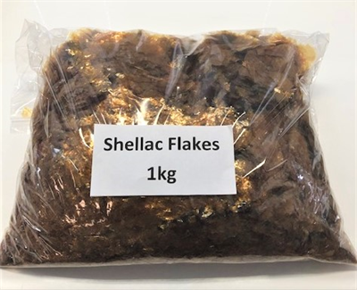 1kg Shellac Flakes Golden