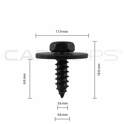 Car Clip - Multi Use SEM Bolt 4 x 12mm - CC32116
