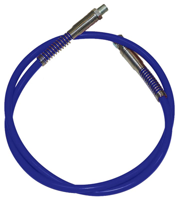 Wagner 1m x 1/4in Whip Hose 4700 PSI (Wire Braid) Blue