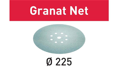 225mm x 400g Granat NET StickFix Discs Box 25