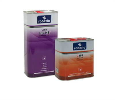 KIT 7.5L Roberlo Unix 450 HS Clear Coat + C355 Hardener 2:1