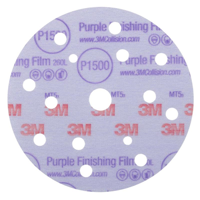 150mm Purple Finishing Film Hookit Disc - All Grits - EACH