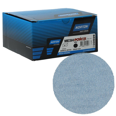 150mm Ceramic Mesh Discs 80 Grit Box 50