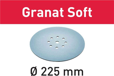 225mm x 100g Granat SOFT StickFix Discs Box 25