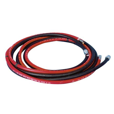 AMX Twin Air/Fluid Hose Set 6mm 1/4" Per Meter incl Fittings