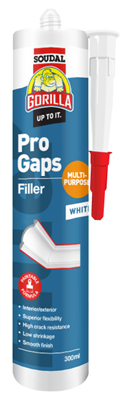 300ml Gorilla Pro Gaps Multipurpose Filler - Cartridge