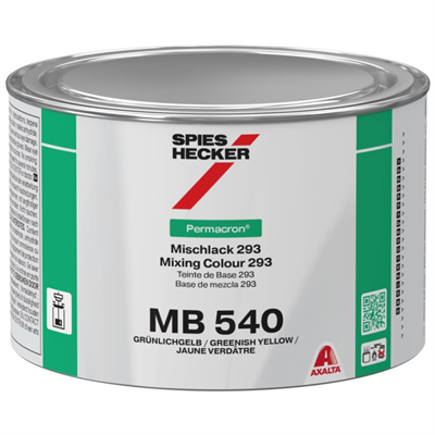 500mls MB540 Greenish Yellow Basecoat Tinter