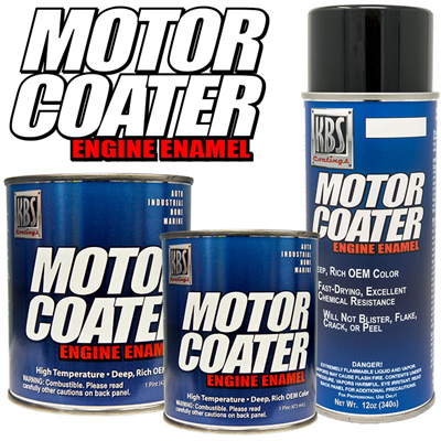 500ml KBS MotorCoater Engine Enamel CHEVY DK CHARC