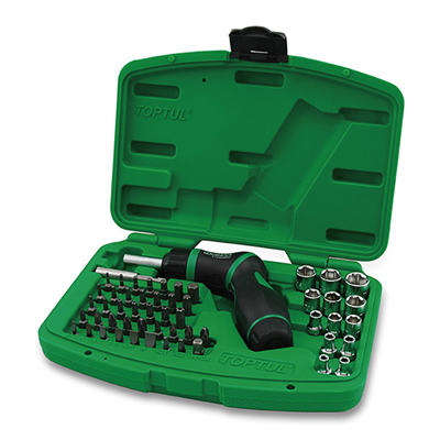 TopTul Screwdriver Socket & Bit Set - 54 Pieces