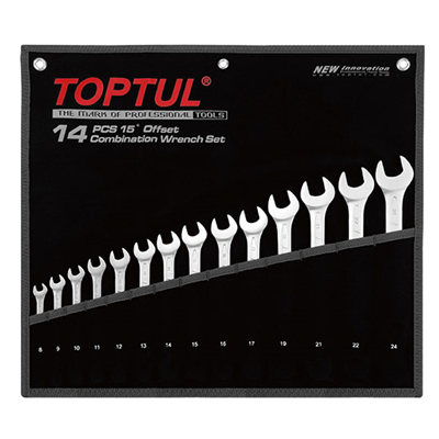 TopTul Wrench Comb Set 12pc Metric