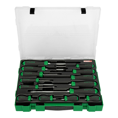 TopTul S/Driver Set Flat/PH 14pc