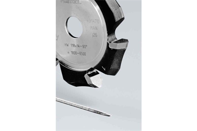 V-groove cutter HW 118x14-90°/Alu