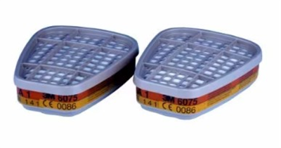 3M 6075 A1 Formaldehyde/Organic Vapour Cartride Filter