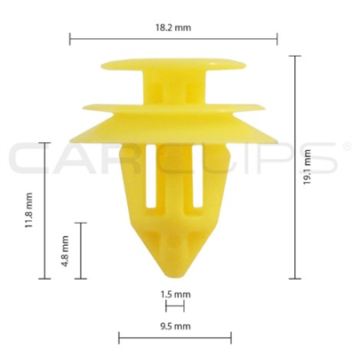 Car Clip CC11458 -  to fit Nissan - Pkt 25