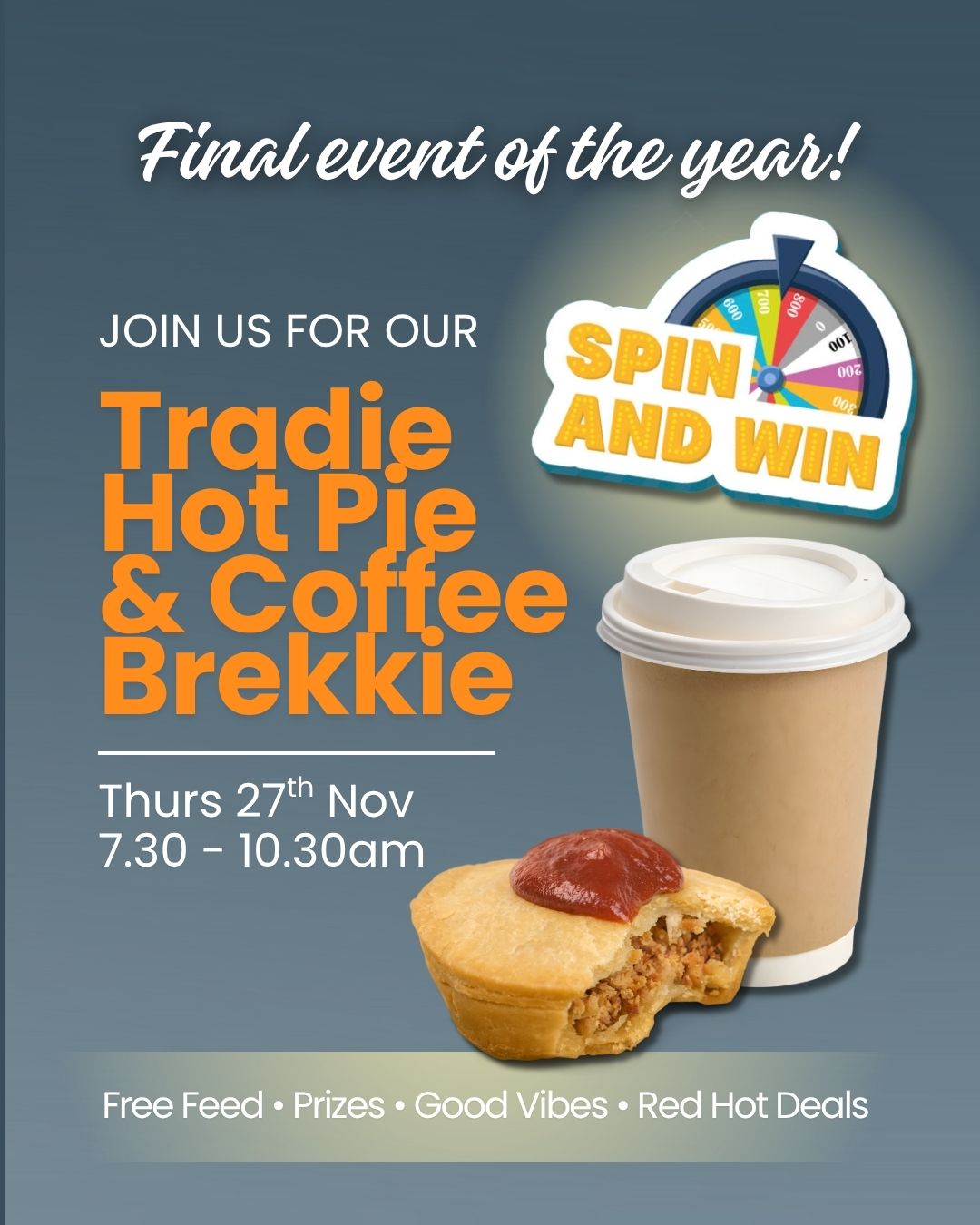 Join us for our last